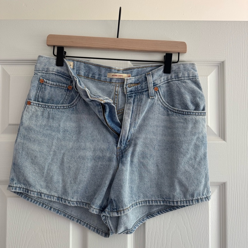Women's Light Blue Denim Shorts